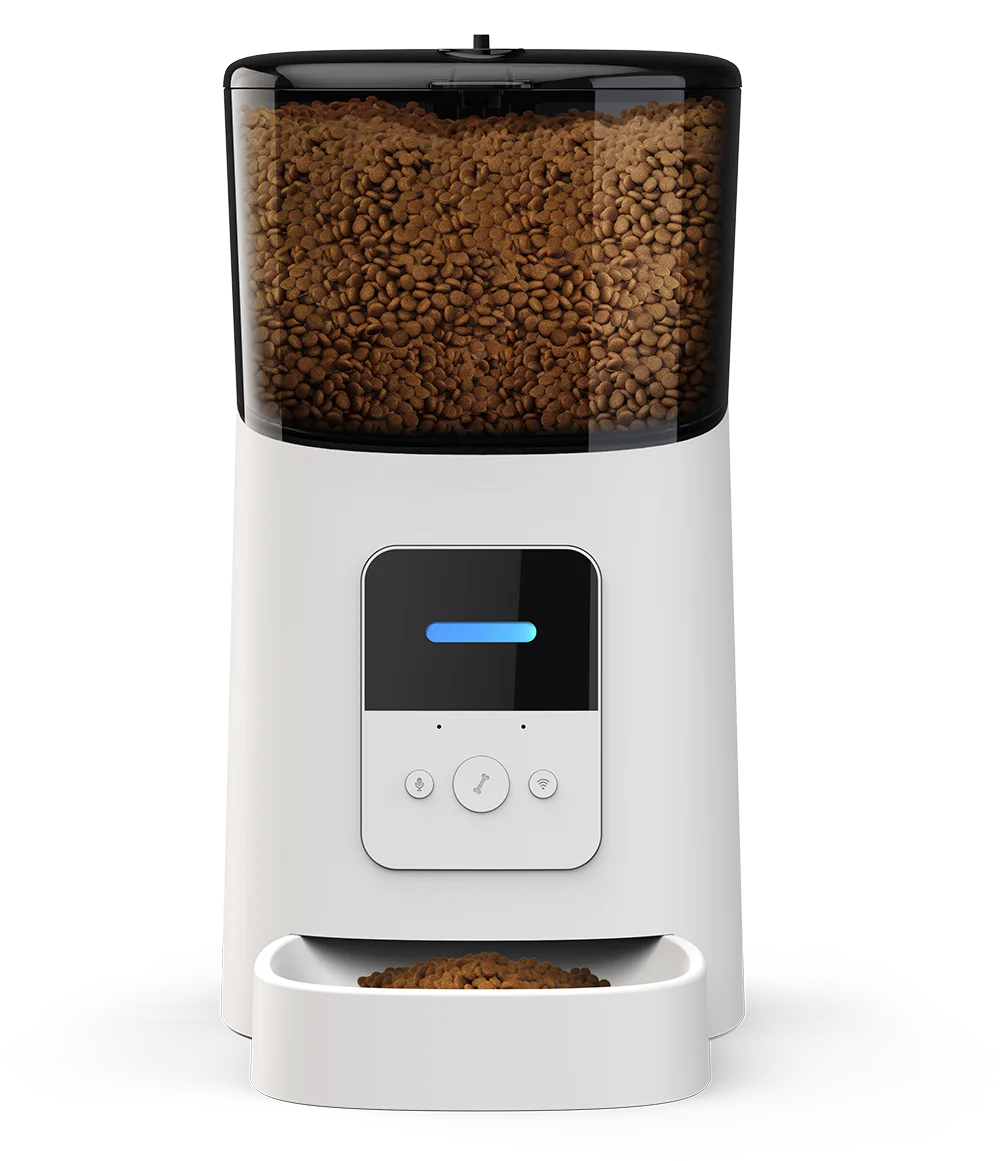 Smart Wi-Fi Pet Feeder with Voice Recorder